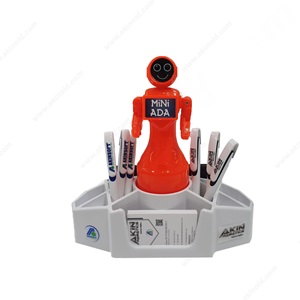 Mini Ada Kalemlik (Turuncu - Beyaz)