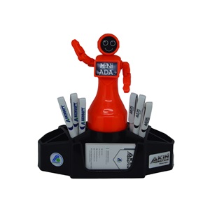 Mini Ada Kalemlik (Turuncu - Siyah)