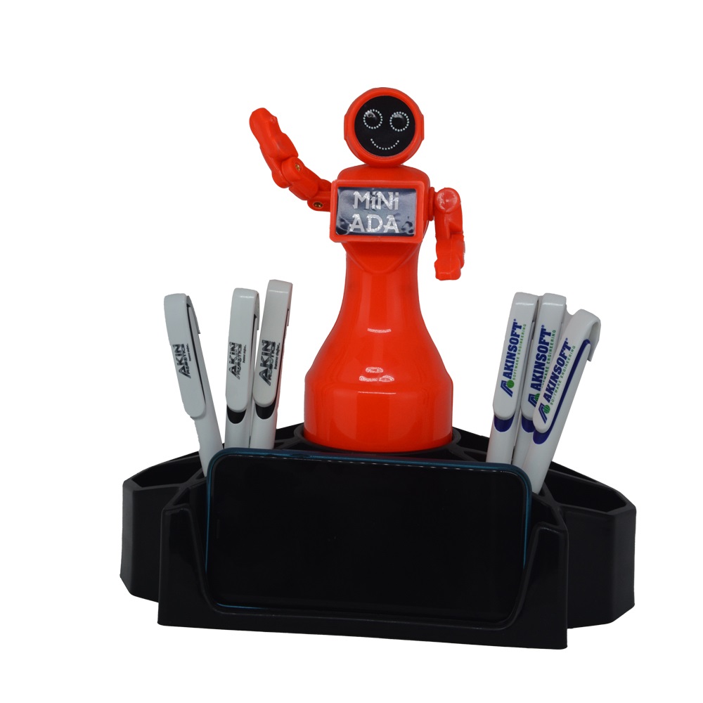 Mini Ada Kalemlik (Turuncu - Siyah)