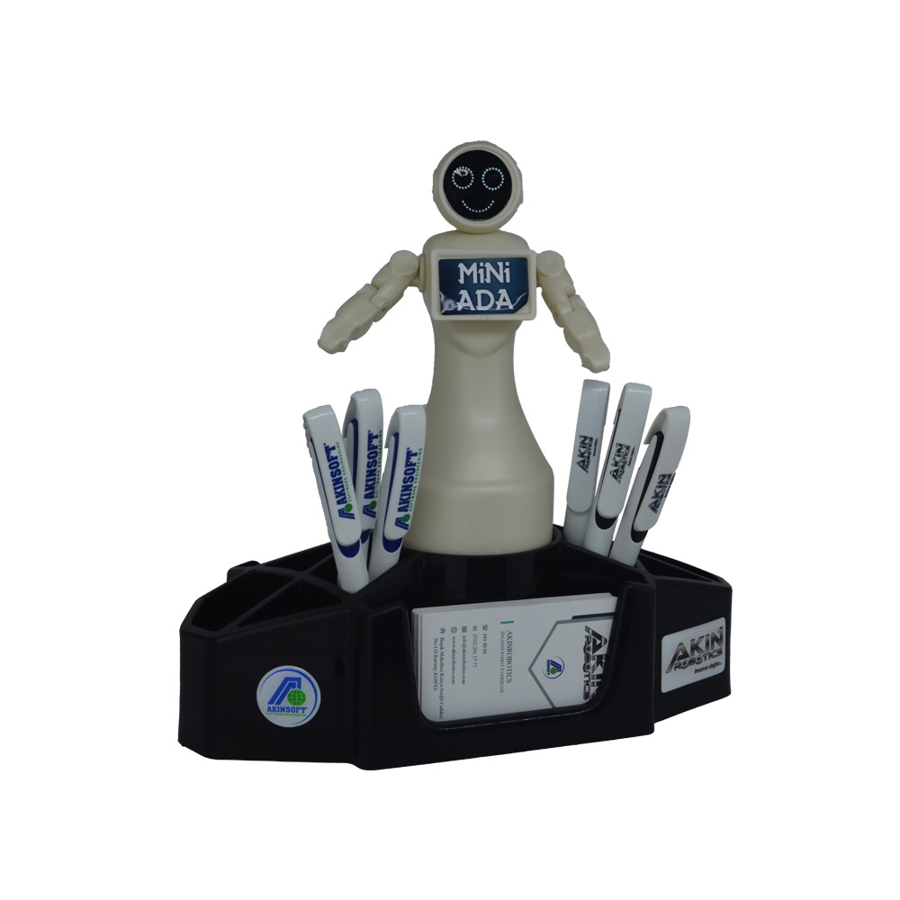 Mini Ada Kalemlik (Beyaz - Siyah)