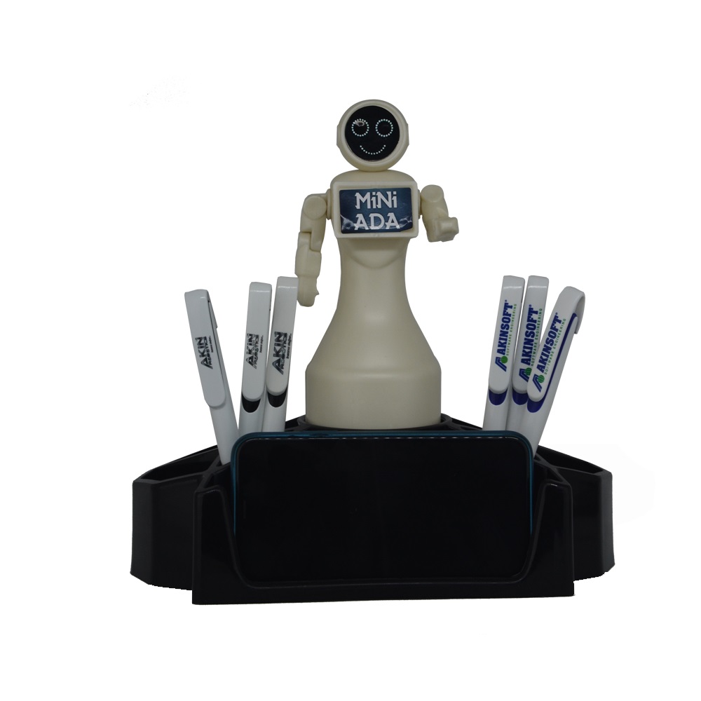 Mini Ada Kalemlik (Beyaz - Siyah)