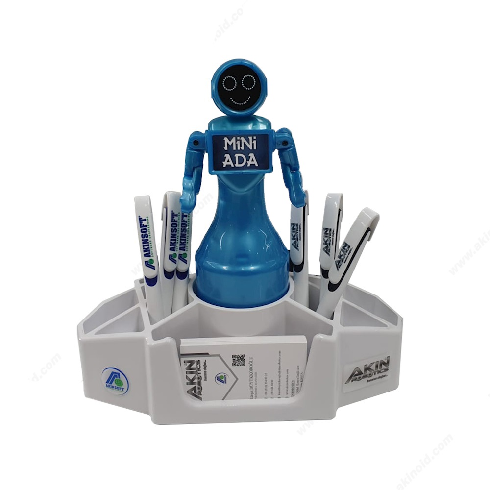 Mini Ada Kalemlik (Mavi - Beyaz)